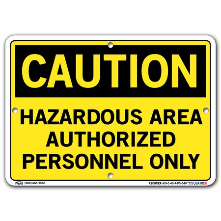 Vestil Polystyrene Sign, 7-1/2" H, 10-1/2" W, Polystyrene, Rectangle, English, SI-C-45-A-PS-040 SI-C-45-A-PS-040